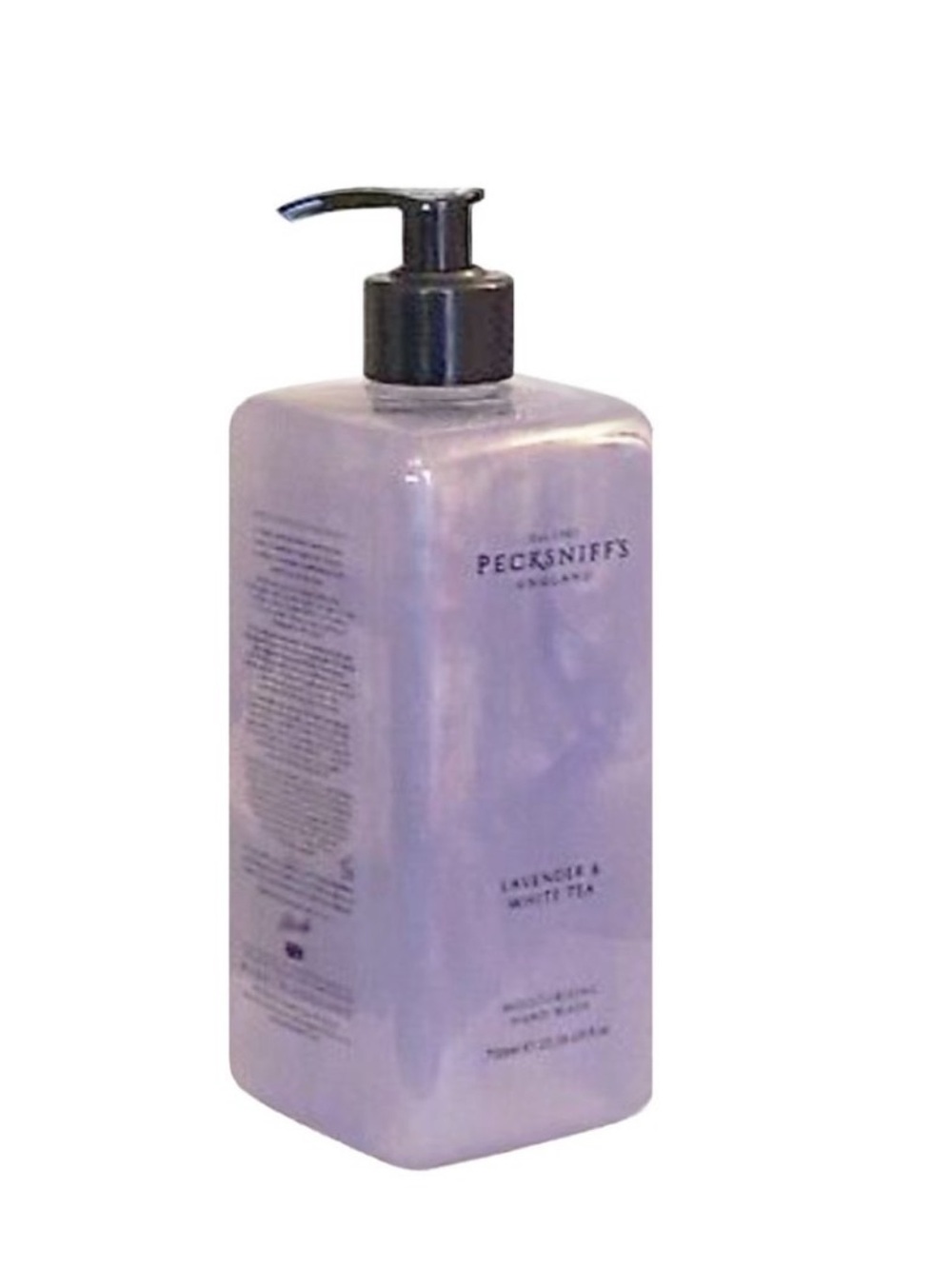 NEW PECKSNIFF'S Lavender & White Tea Liquid Hand Wash Dispenser 25.36floz 750mL
